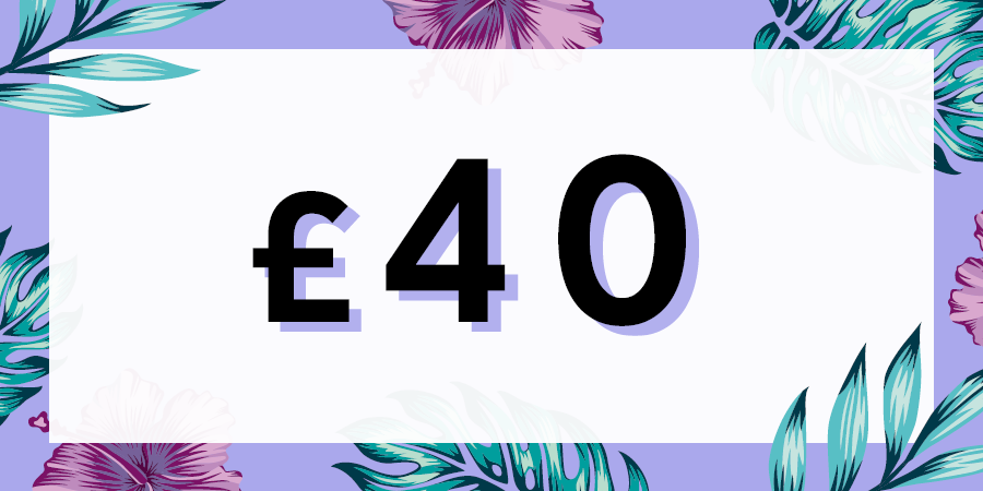 £40 gift card value